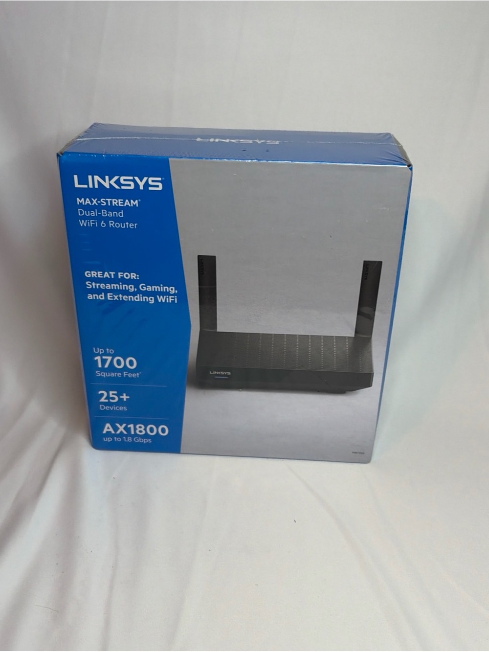 Linksys AX1800 Dual-Band WiFi 6 Router - Black
